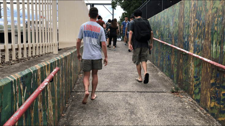 Tunnel in more recent times before its makeover in 2019